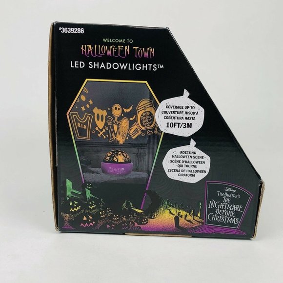Disney Nightmare Before Xmas Halloween LED Shadow Lights Projector Gemmy 2021 - Picture 7 of 10